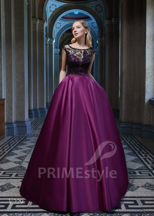 Čipkované šaty na ples LS229