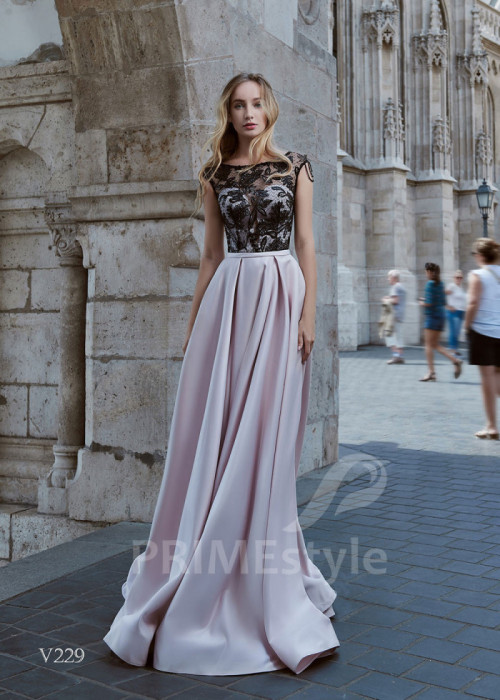 Čipkované šaty na ples LS229 2