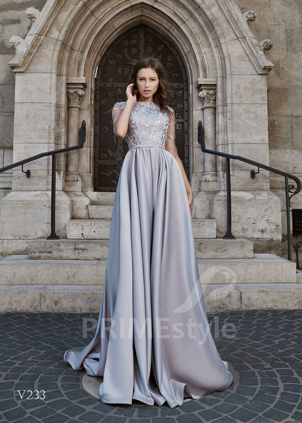 Elegantné šaty na stužkovú LS233