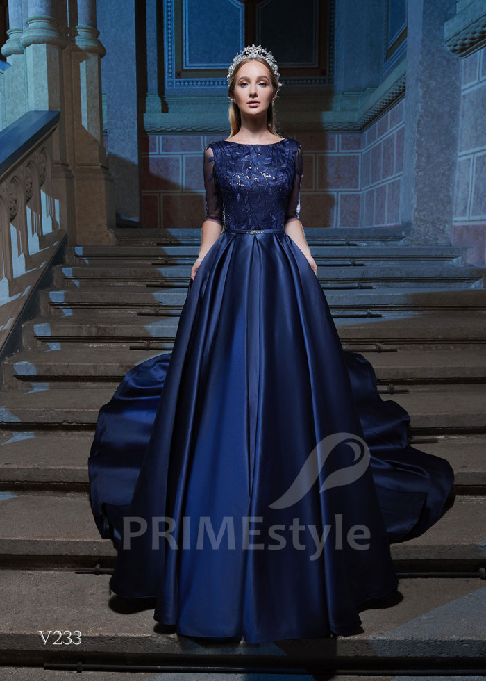 Elegantné šaty na stužkovú LS233