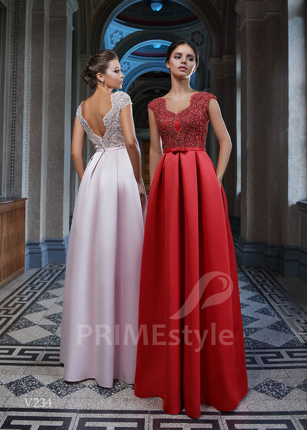 Čipkované šaty na ples LS234