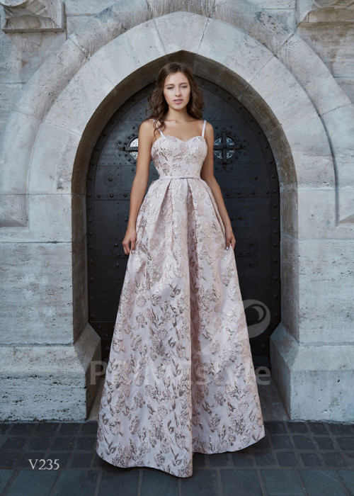 Extravagantné večerné šaty LS235