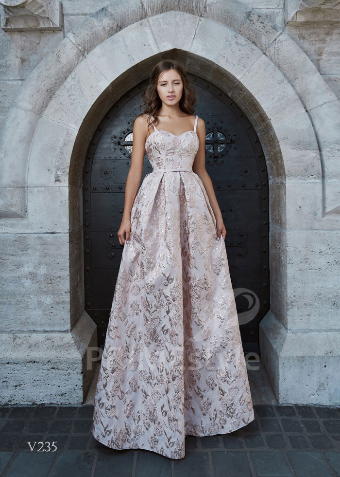 Extravagantné večerné šaty LS235