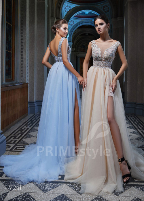 Luxusné šaty na stužkovú LS241 2