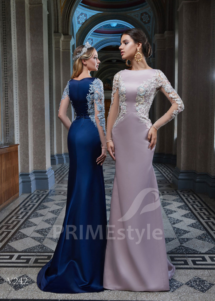 Extravagantné večerné šaty LS242