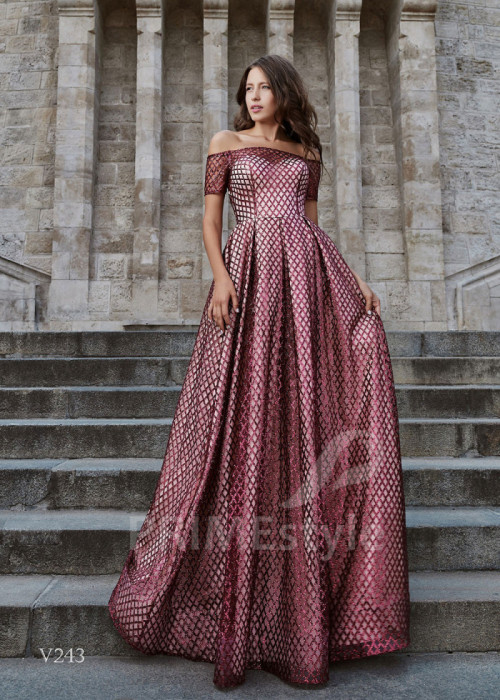 Trblietavé spoločenské šaty LS243