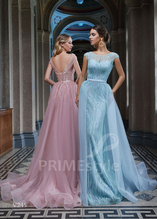 Tylové šaty na svadbu LS245 2