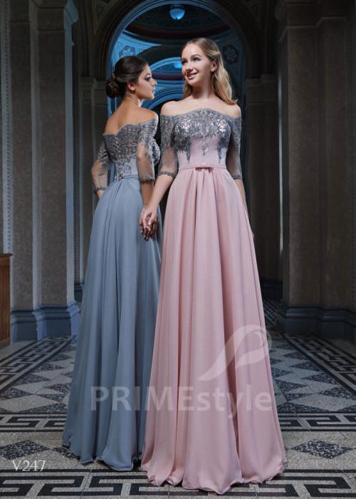 Elegantné šaty na ples LS247 2