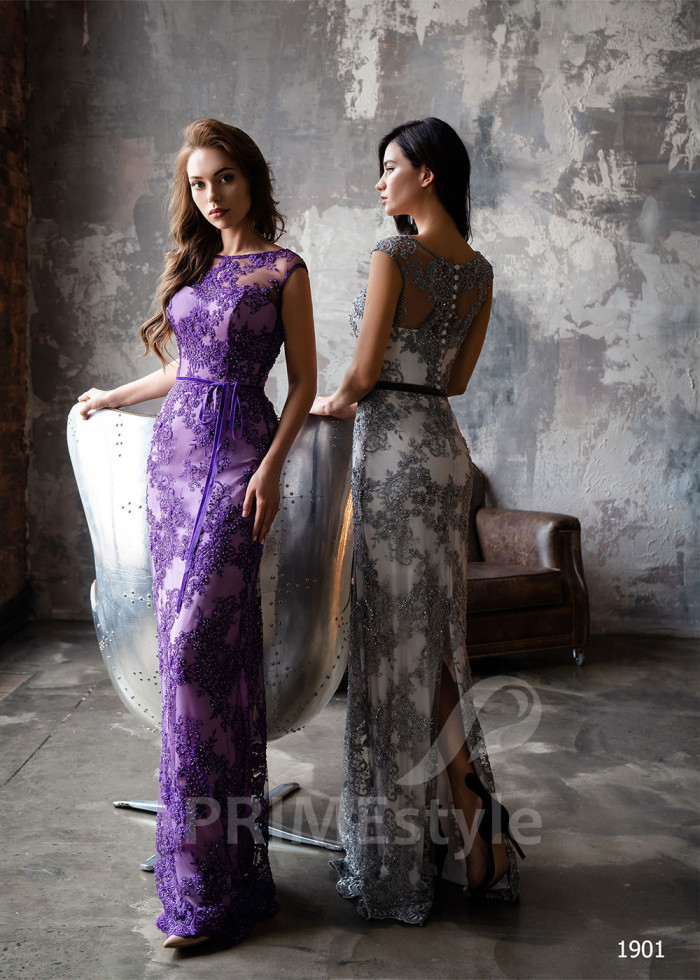 Čipkované šaty na ples LC1901