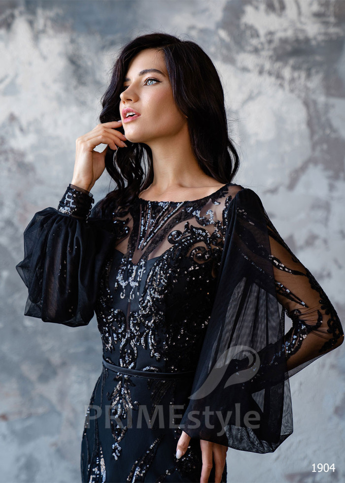 Trblietavé spoločenské šaty LC1904