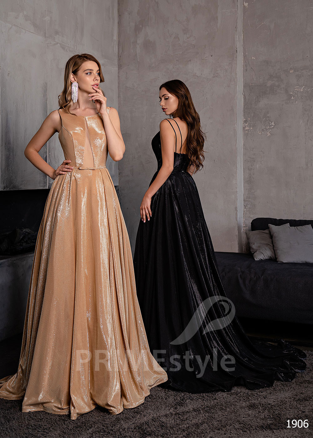 Trblietavé šaty na ples LC1906