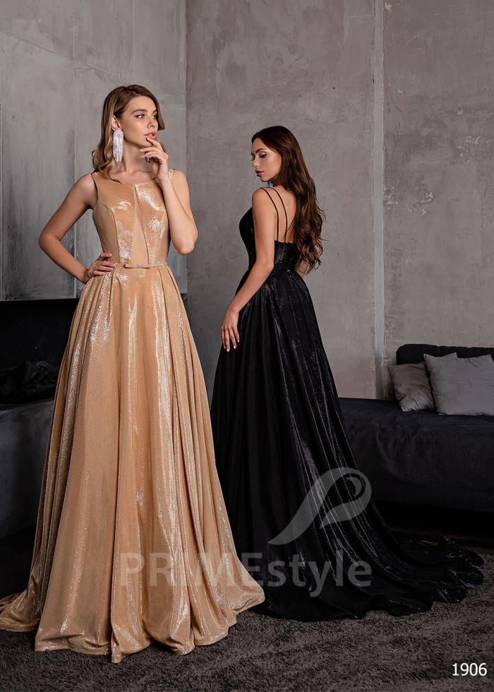Trblietavé šaty na ples LC1906