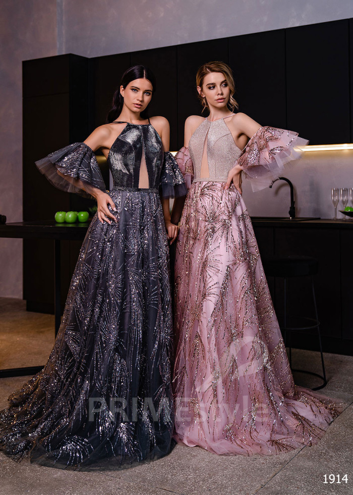 Extravagantné šaty na ples LC1914