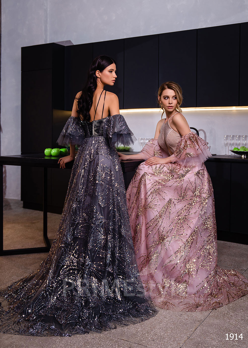 Extravagantné šaty na ples LC1914