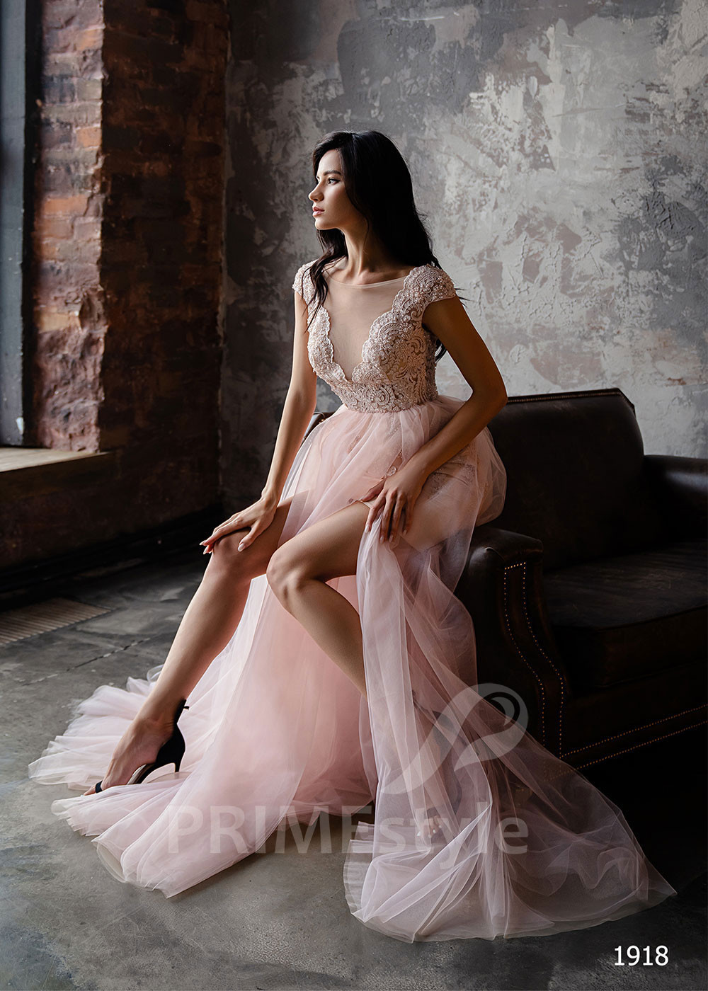 Čipkované šaty na svadbu LC1918