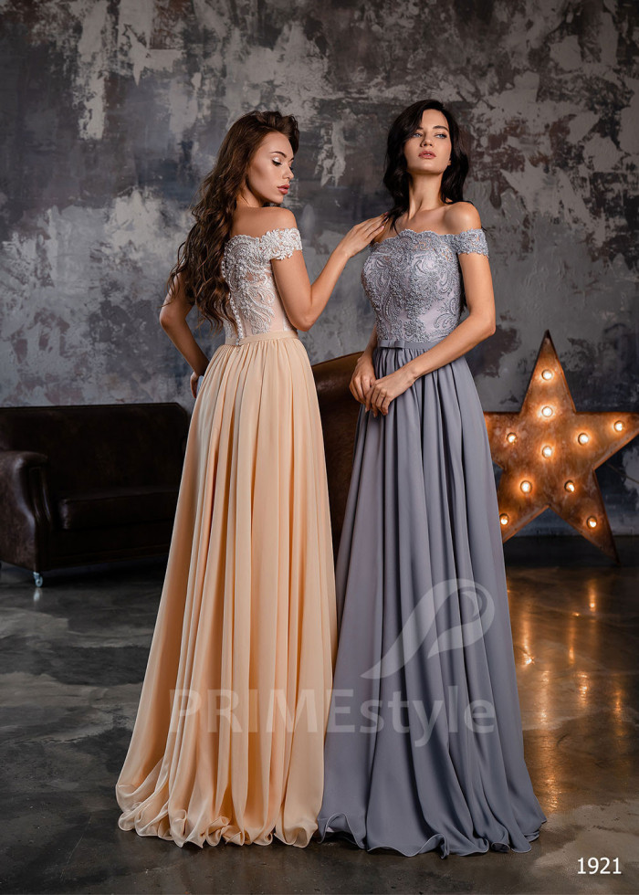 Šifónové šaty na svadbu LC1921