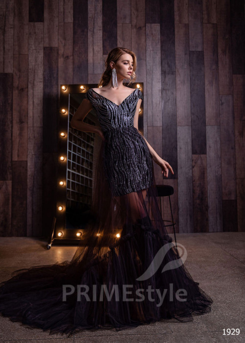 Trblietavé spoločenské šaty LC1929