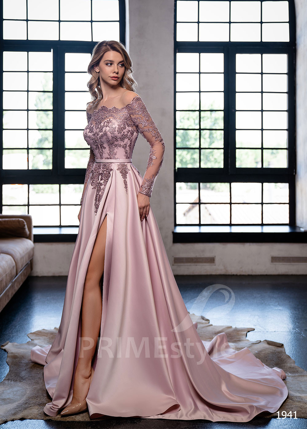 Čipkované šaty na ples LC1941