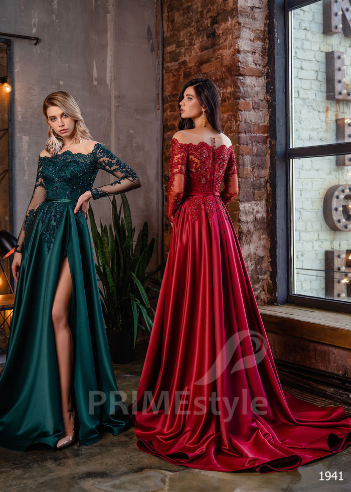 Čipkované šaty na ples LC1941