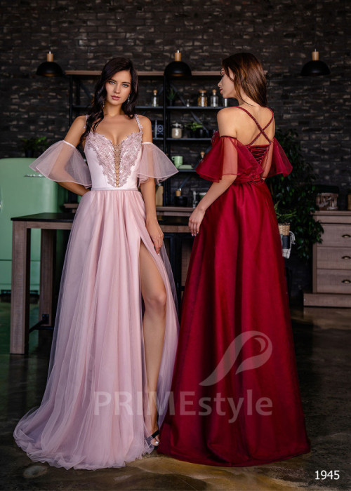 Extravagantné večerné šaty LC1945