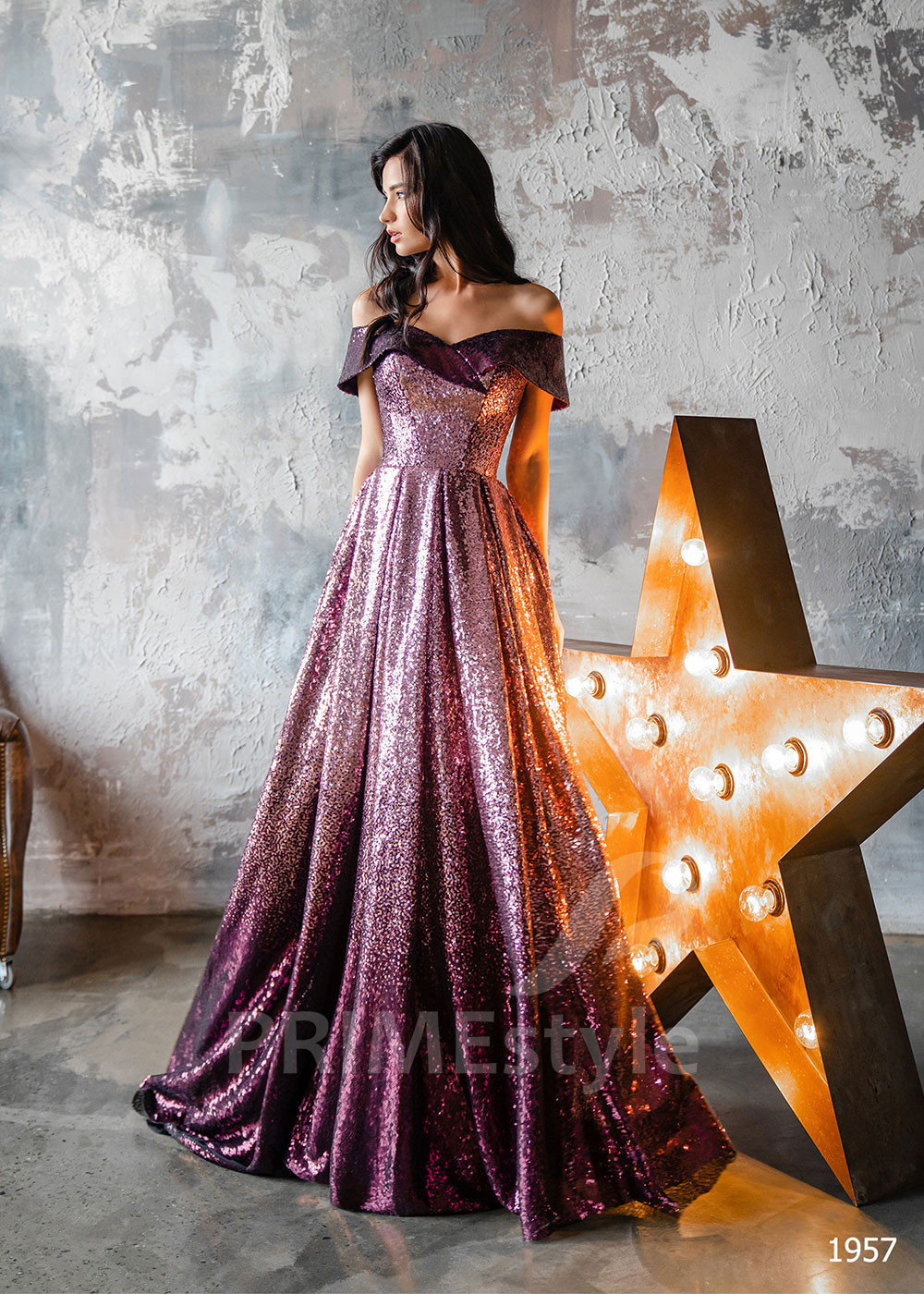 Trblietavé spoločenské šaty LC1957