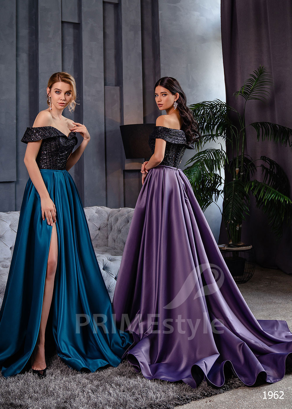 Saténove popolnočné šaty LC1962