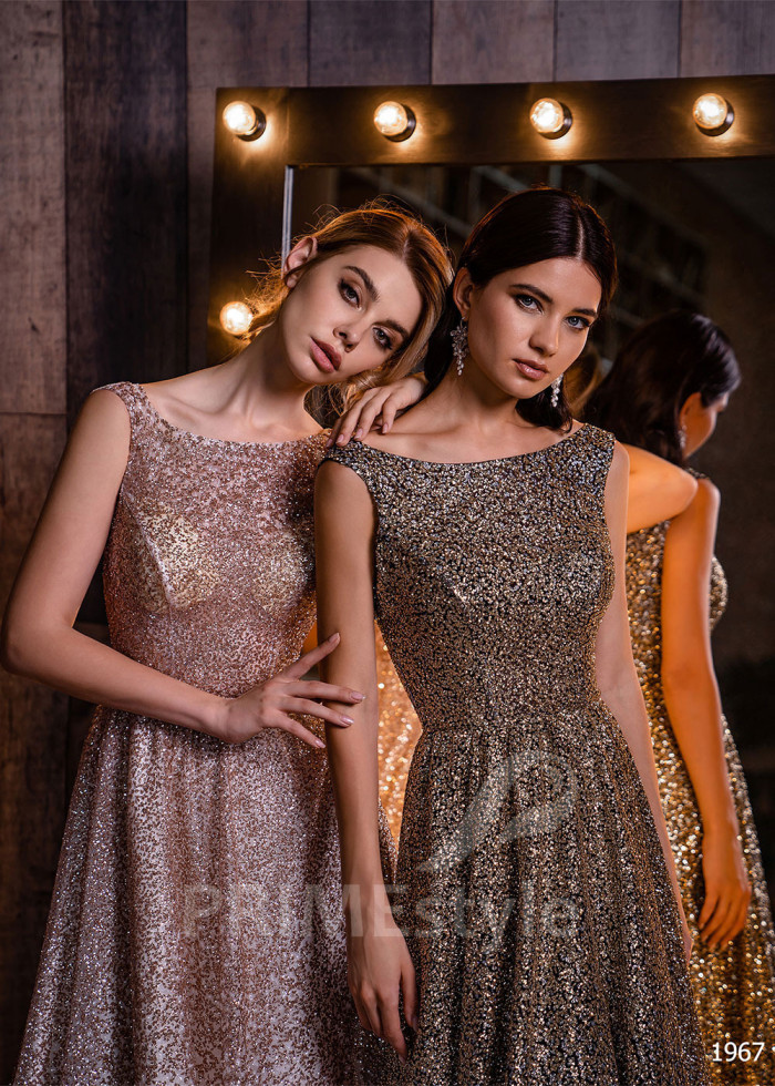 Trblietavé šaty na ples LC1967