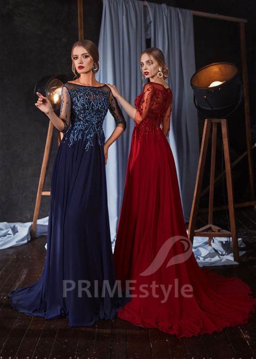 Čipkované šaty na ples LS404