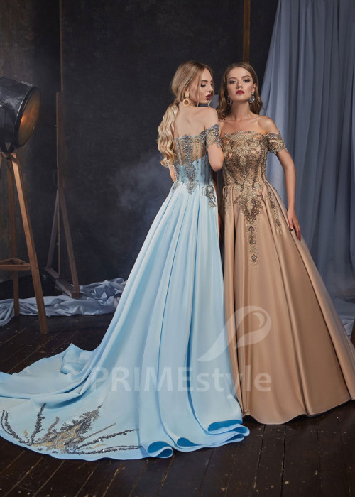 Princeznovské šaty na stužkovú LS407