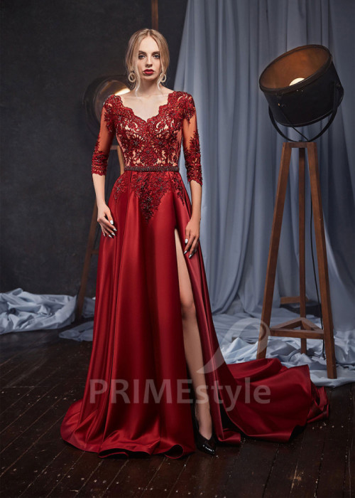 Čipkované šaty na ples LS408