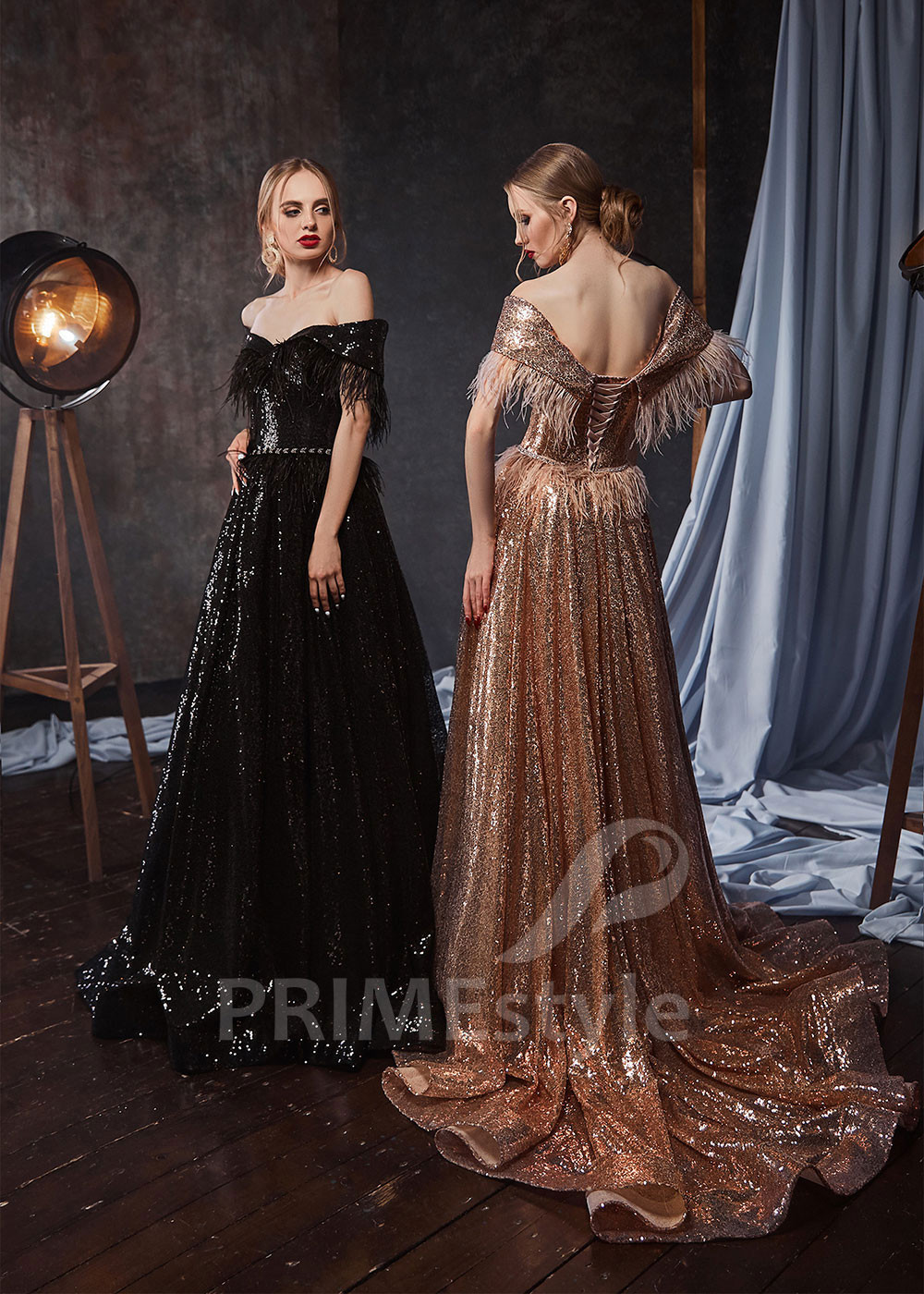Trblietavé šaty na ples LS410