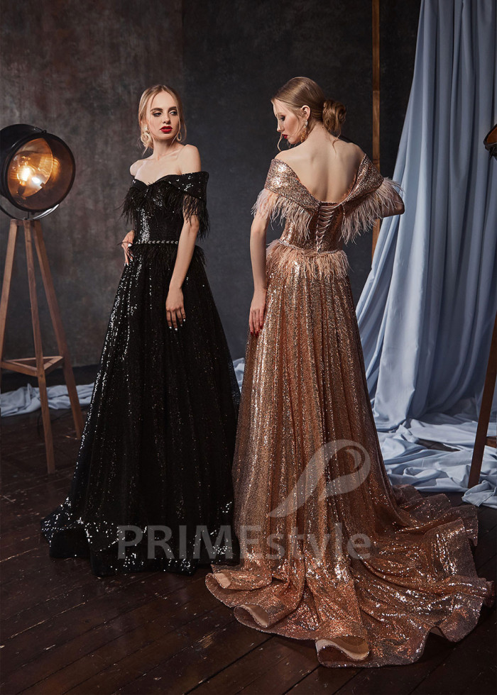 Trblietavé šaty na ples LS410