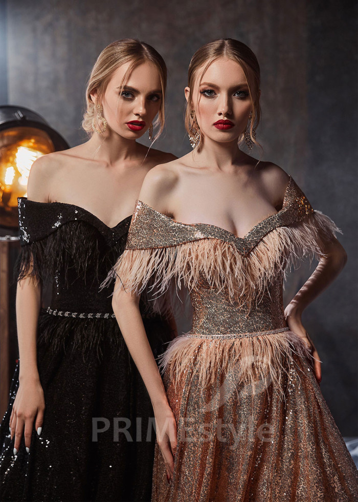 Trblietavé šaty na ples LS410