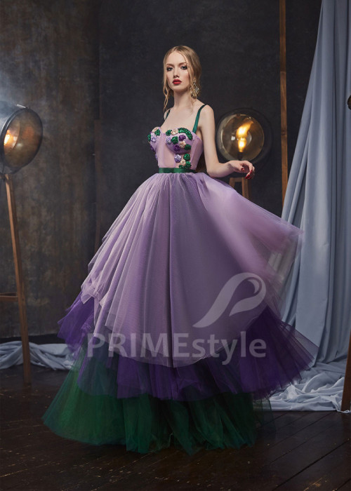 Extravagantné večerné šaty LS411