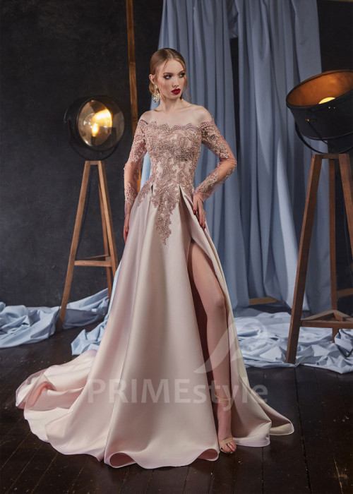 Čipkované šaty na ples LS412