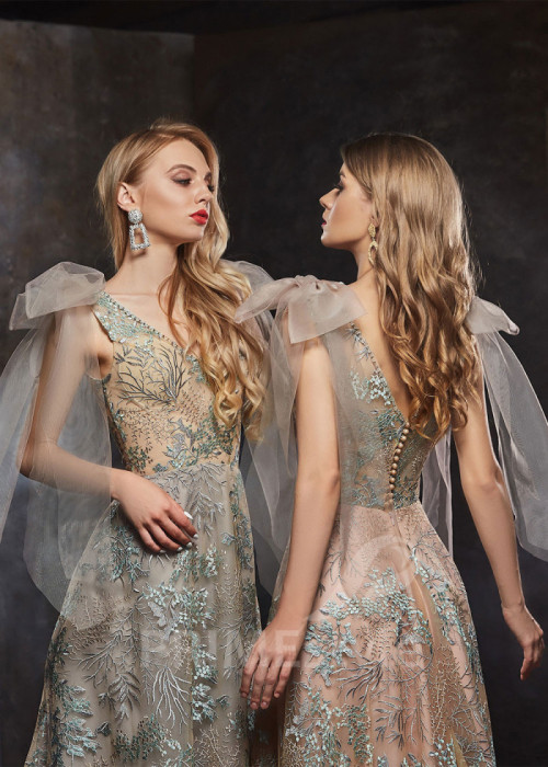 Čipkované šaty na ples LS413 2