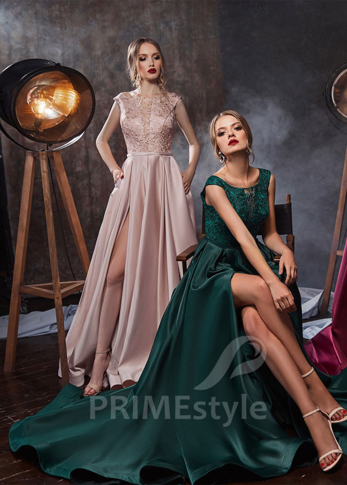 Elegantné šaty na stužkovú LS421