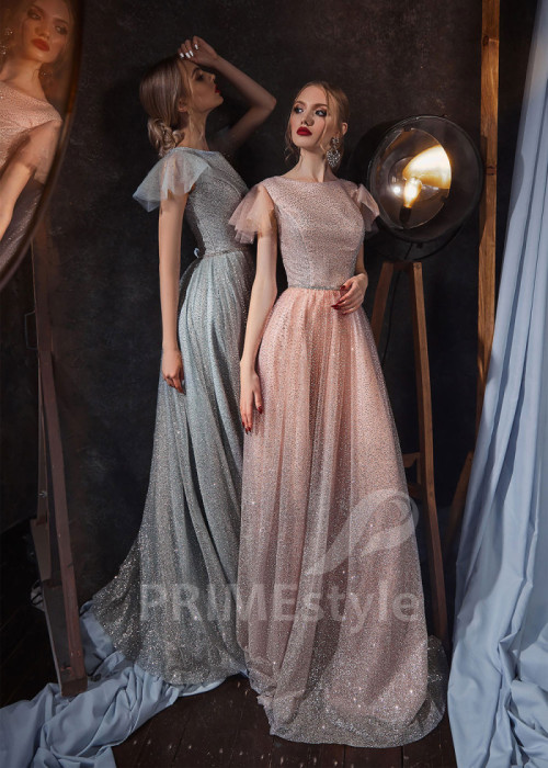 Trblietavé spoločenské šaty LS423