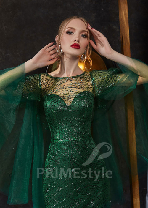 Trblietavé šaty na ples LS424 2