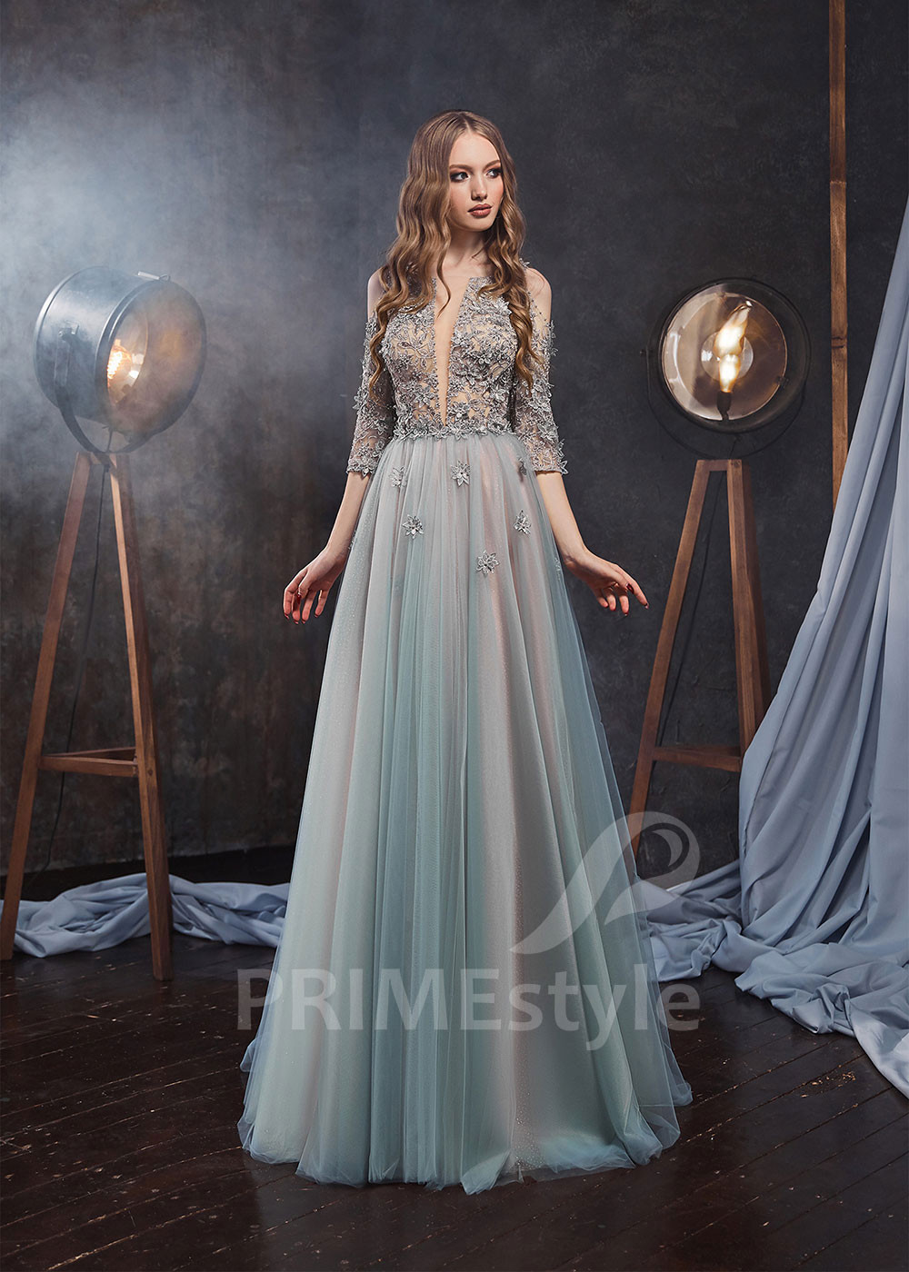 Princeznovské šaty na stužkovú LS427