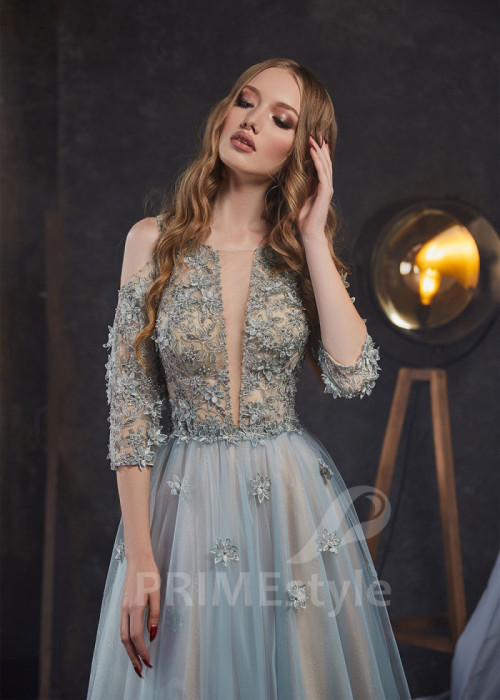 Princeznovské šaty na stužkovú LS427 2