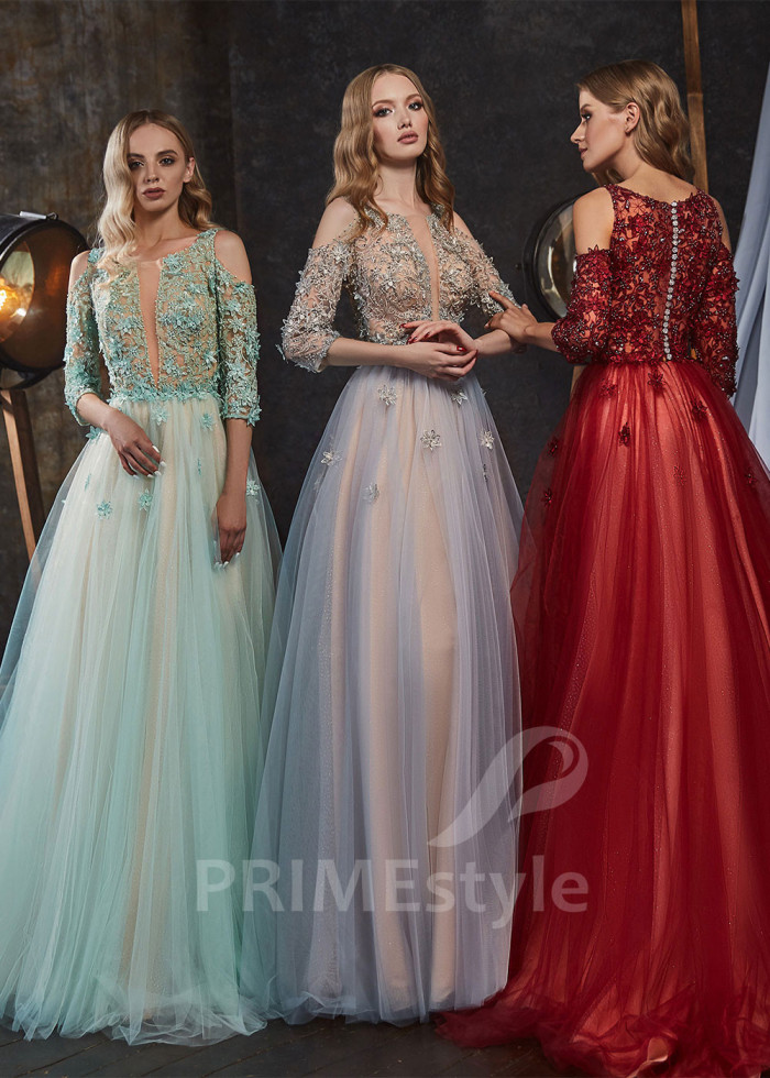 Princeznovské šaty na stužkovú LS427