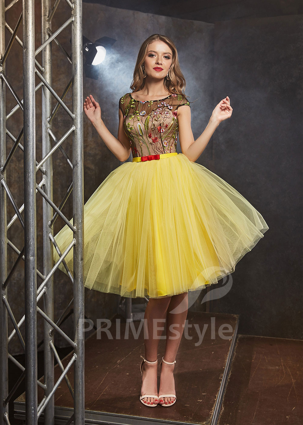 Tylové šaty pre družičky LS429