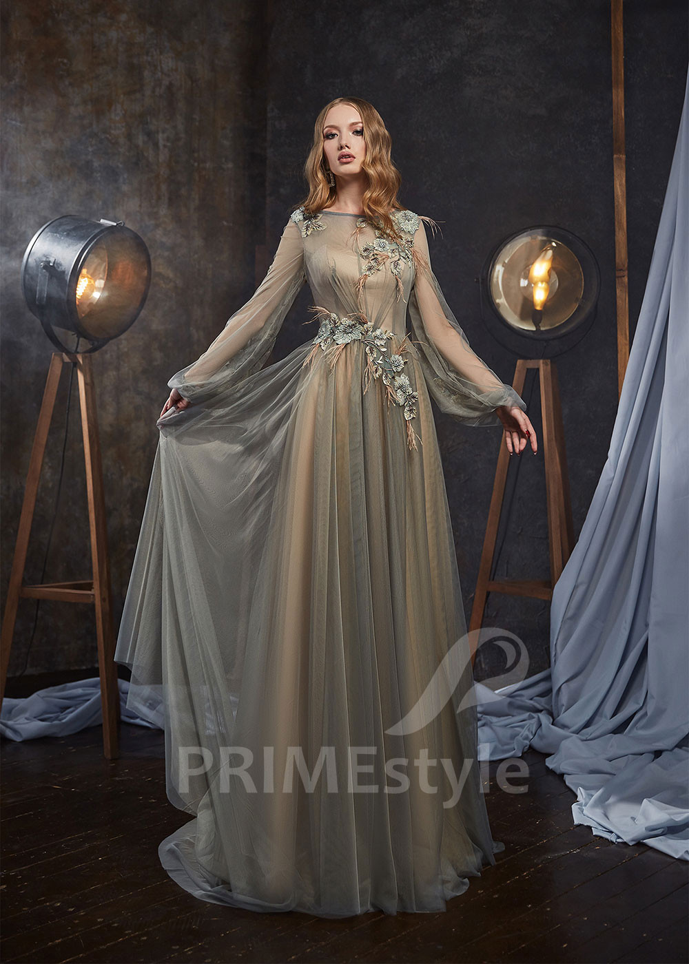 Dlhé šaty pre svadobné mamy LS433