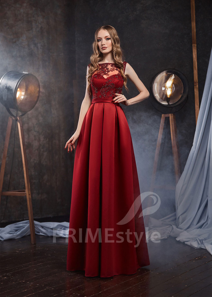 Elegantné šaty na stužkovú LS434