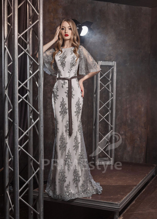 Kvetované šaty na ples LS440