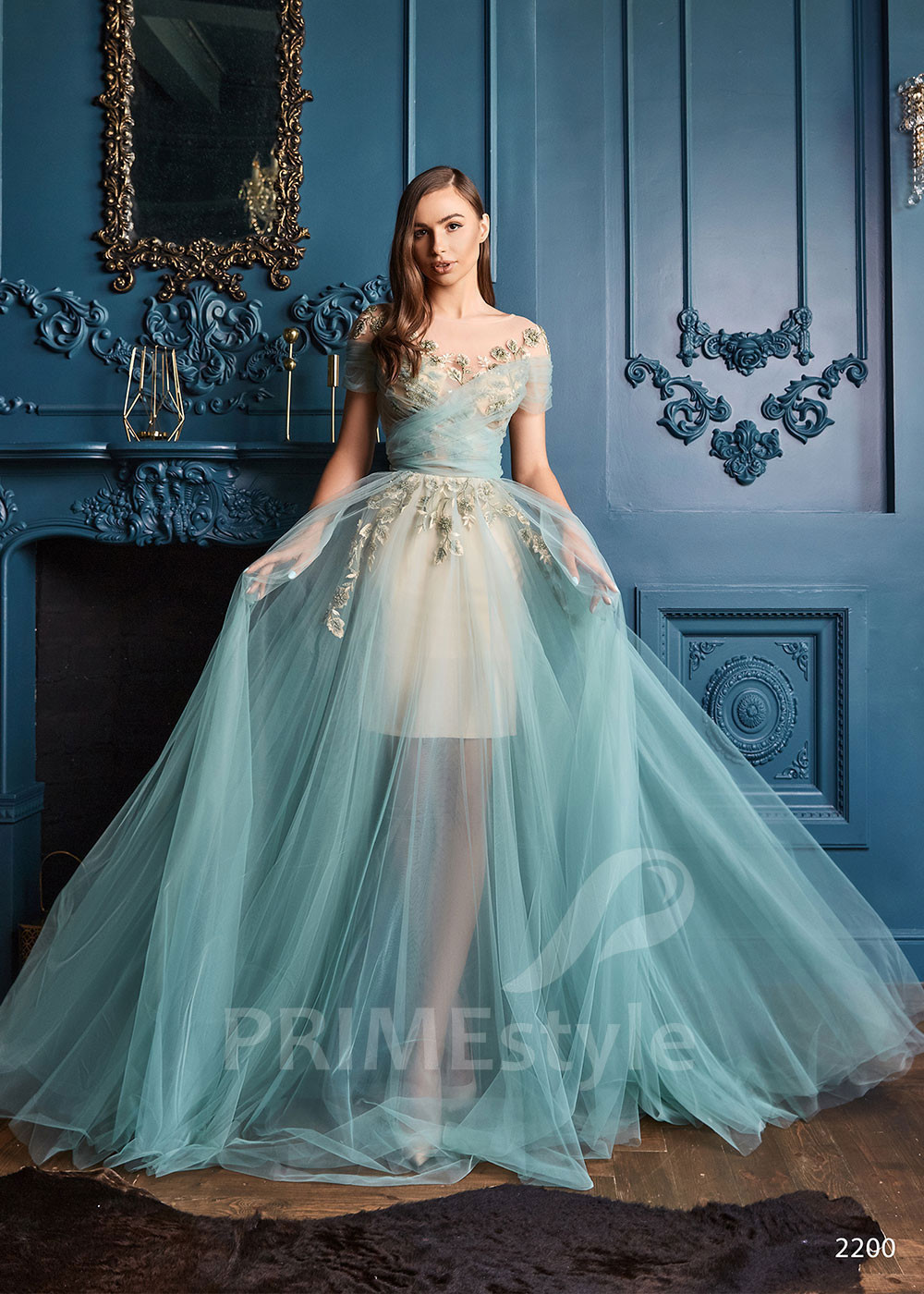 Moderné večerné šaty LC2200