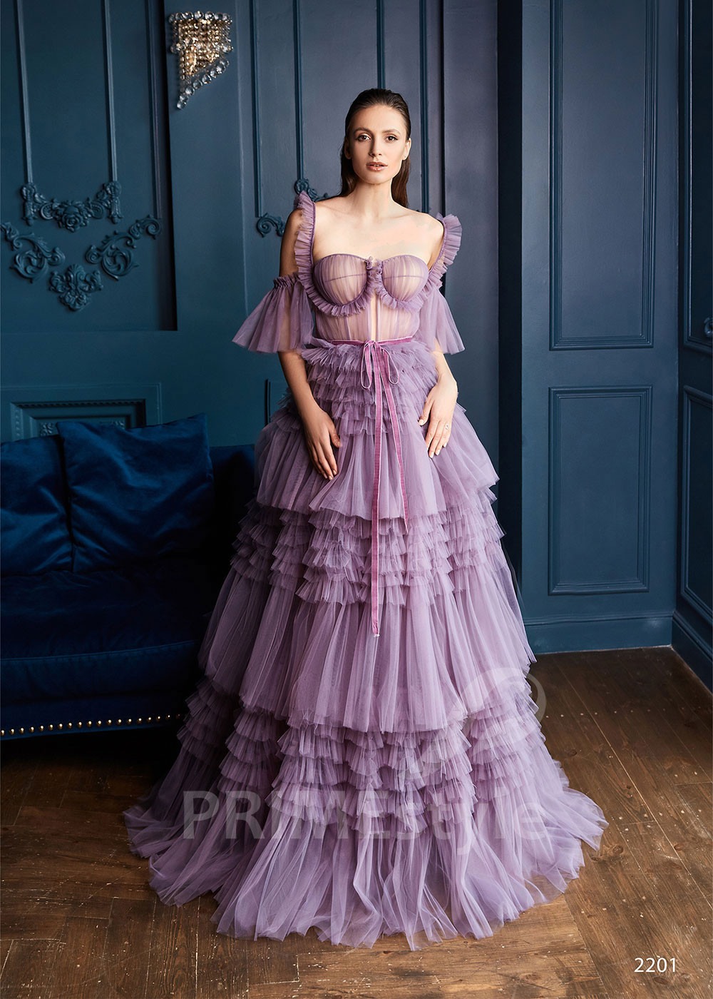 Extravagantné šaty na ples LC2201