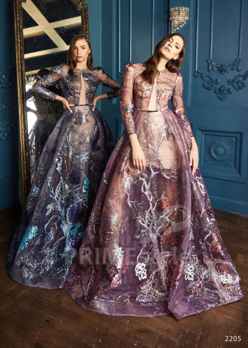 Extravagantné večerné šaty LC2205 2