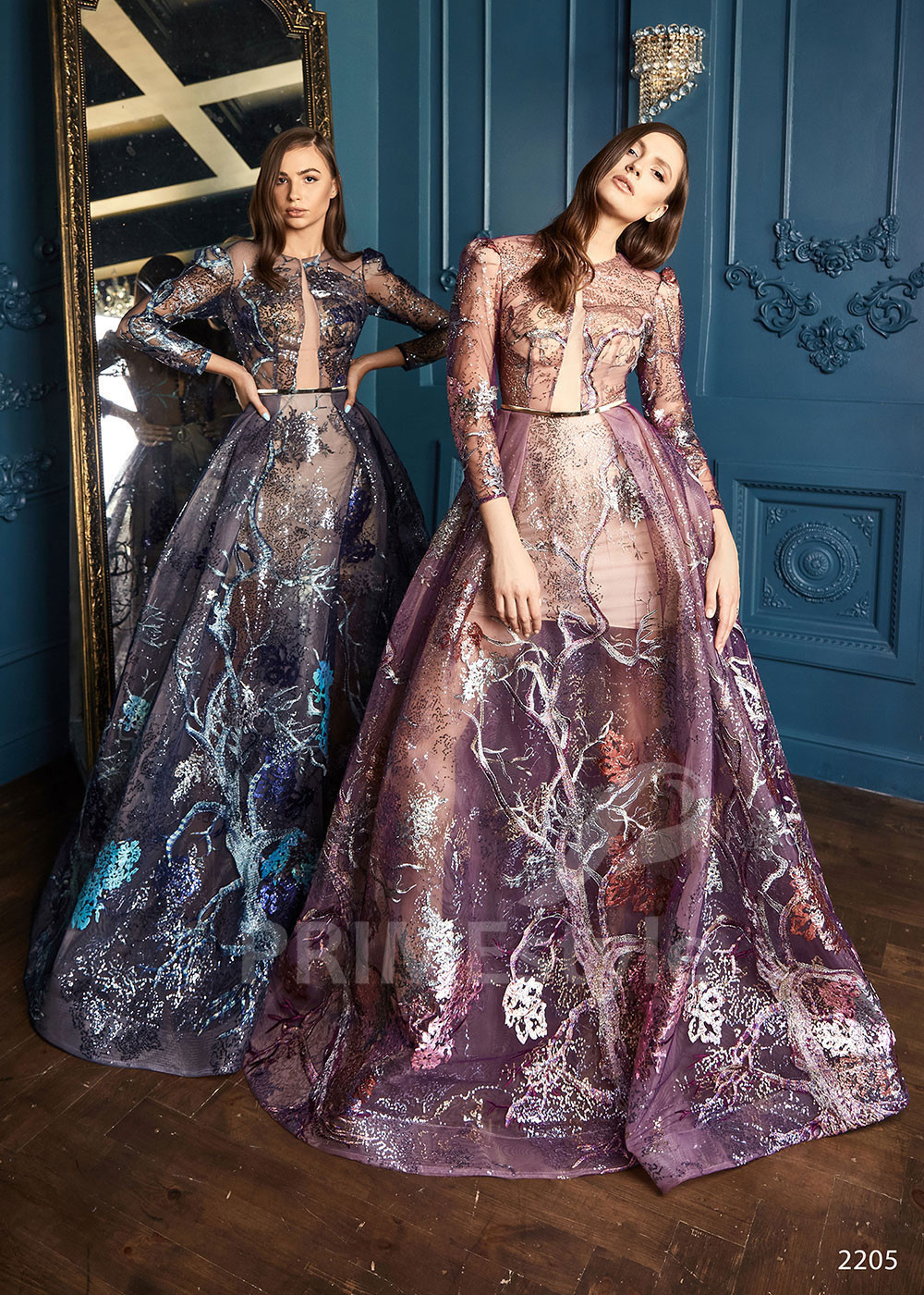 Extravagantné večerné šaty LC2205